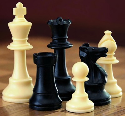 chess pieces on a chess board